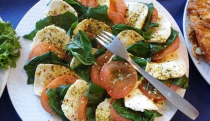 Caprese Salad on the Frank Restaurant Theme by 9seeds