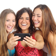 Three Teenager Girls